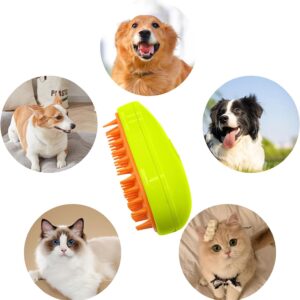 3-in-1 Dog/Cat Steamy Brush Self-Cleaning Pet Grooming & Hair Removal Comb